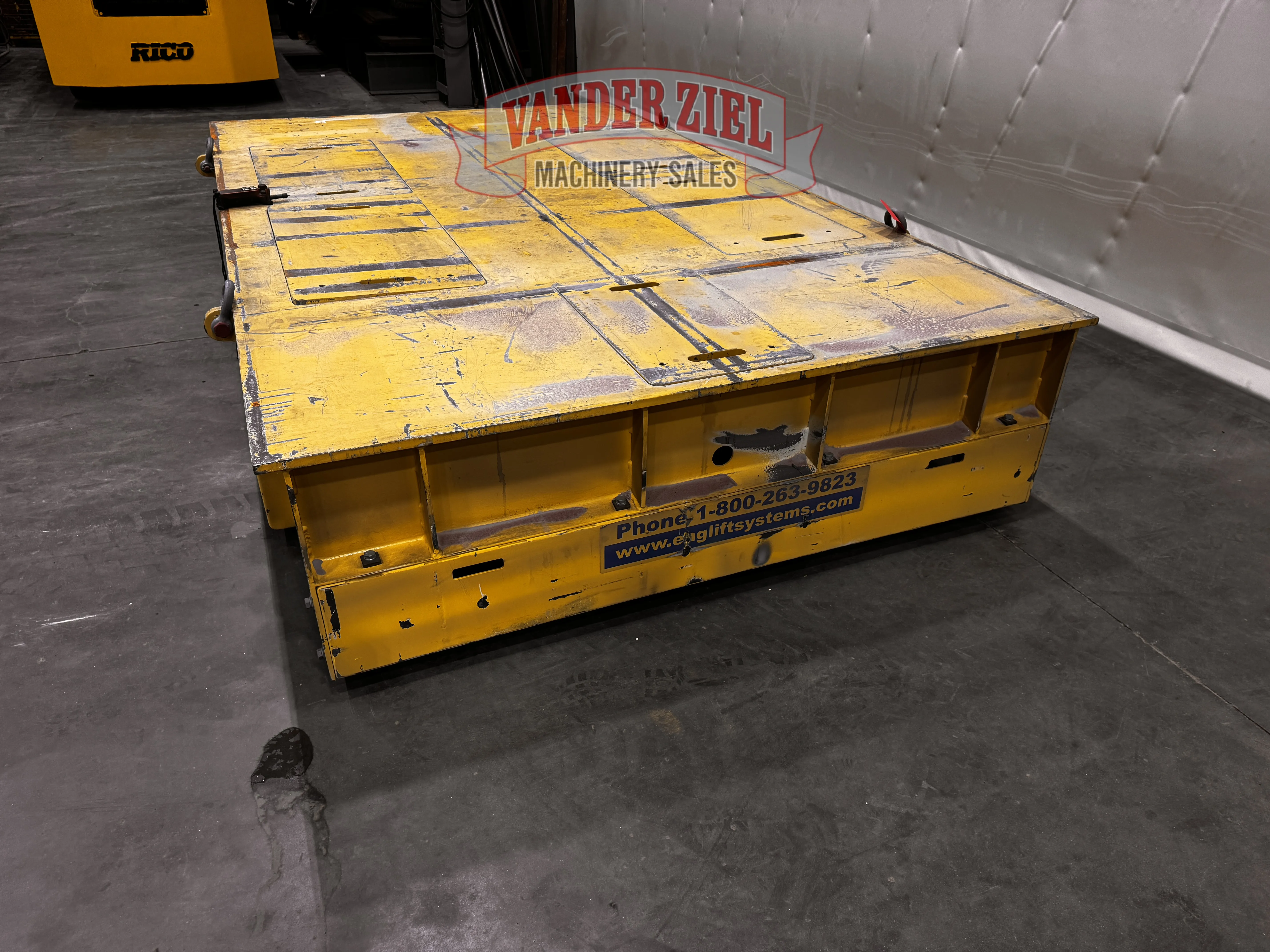 Engineered Lifting System 15 Ton Die Transfer Cart, Model TCS-30000-10-16 - Prefetch Image 47548