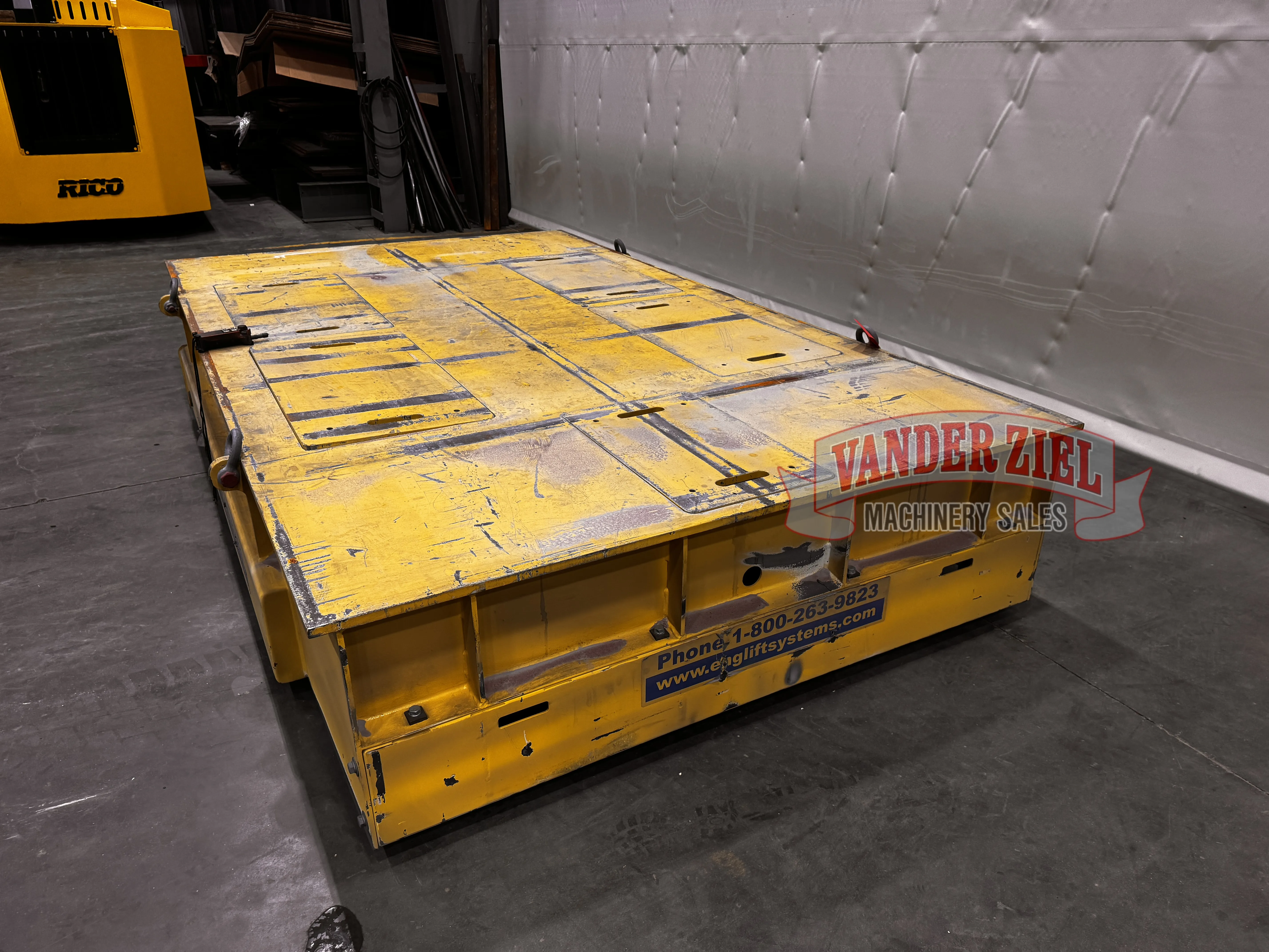 Engineered Lifting System 15 Ton Die Transfer Cart, Model TCS-30000-10-16 - Prefetch Image 47549