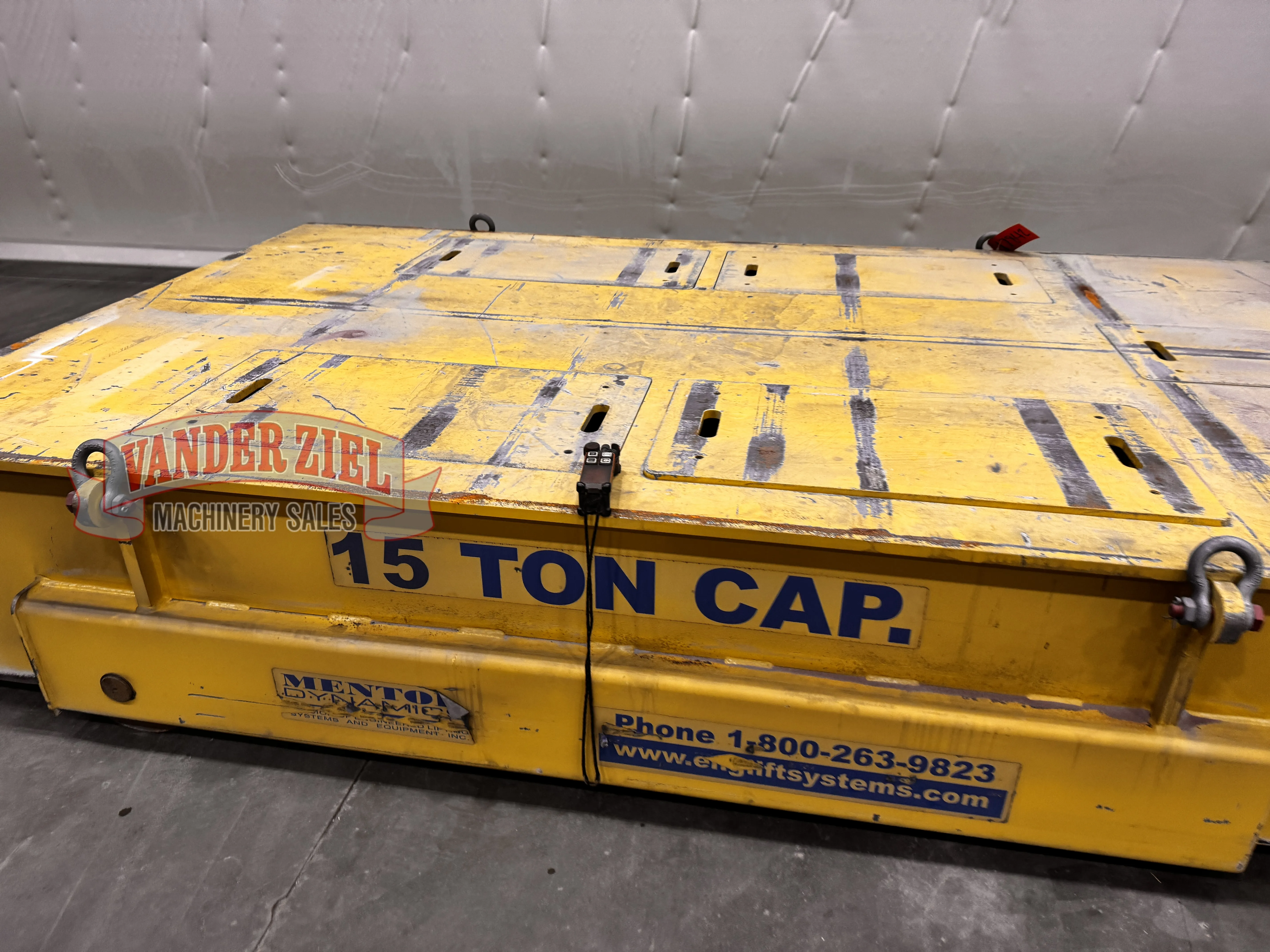 Engineered Lifting System 15 Ton Die Transfer Cart, Model TCS-30000-10-16 - Prefetch Image 47550