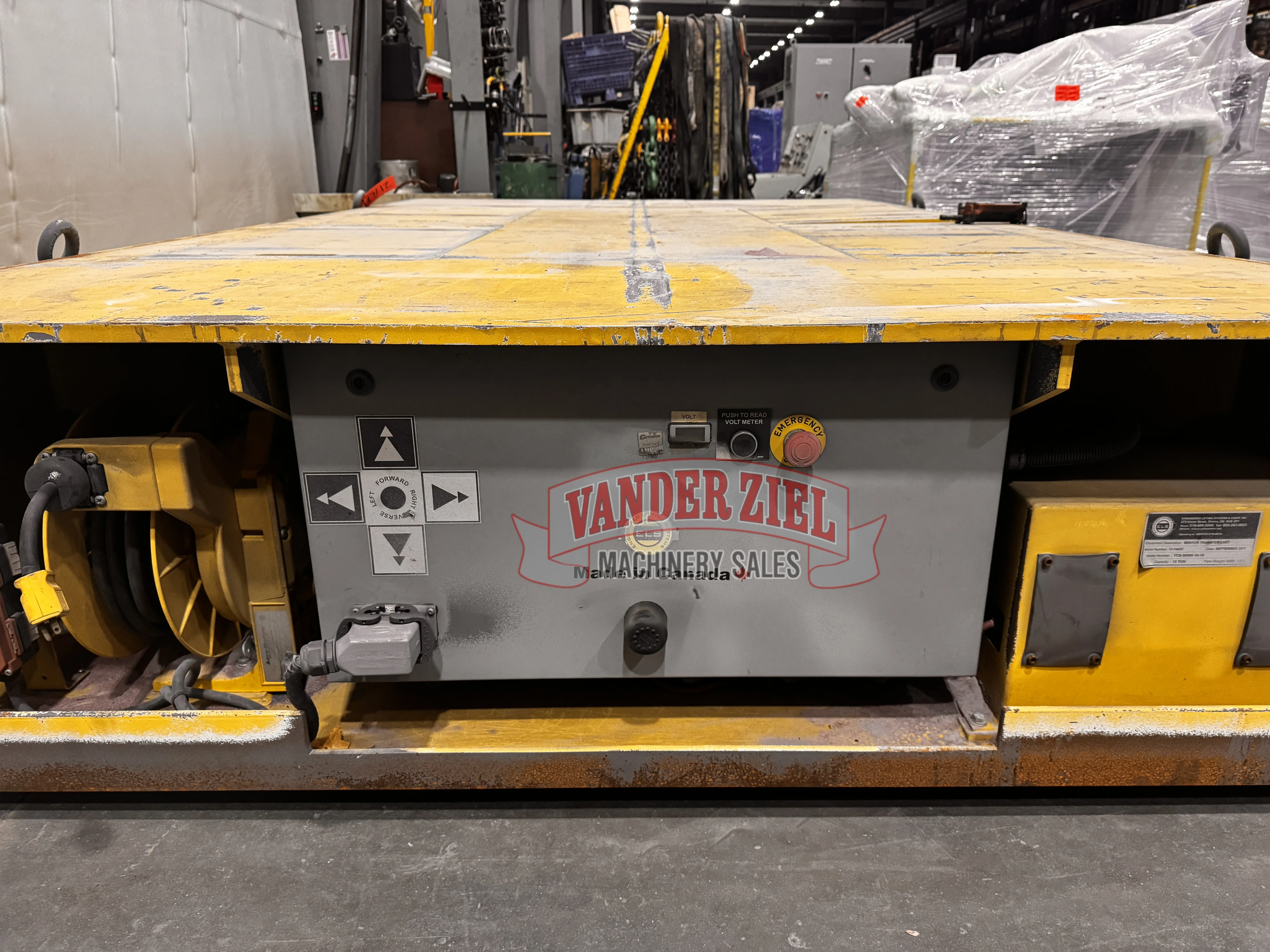 Engineered Lifting System 15 Ton Die Transfer Cart, Model TCS-30000-10-16 - Prefetch Image 47554