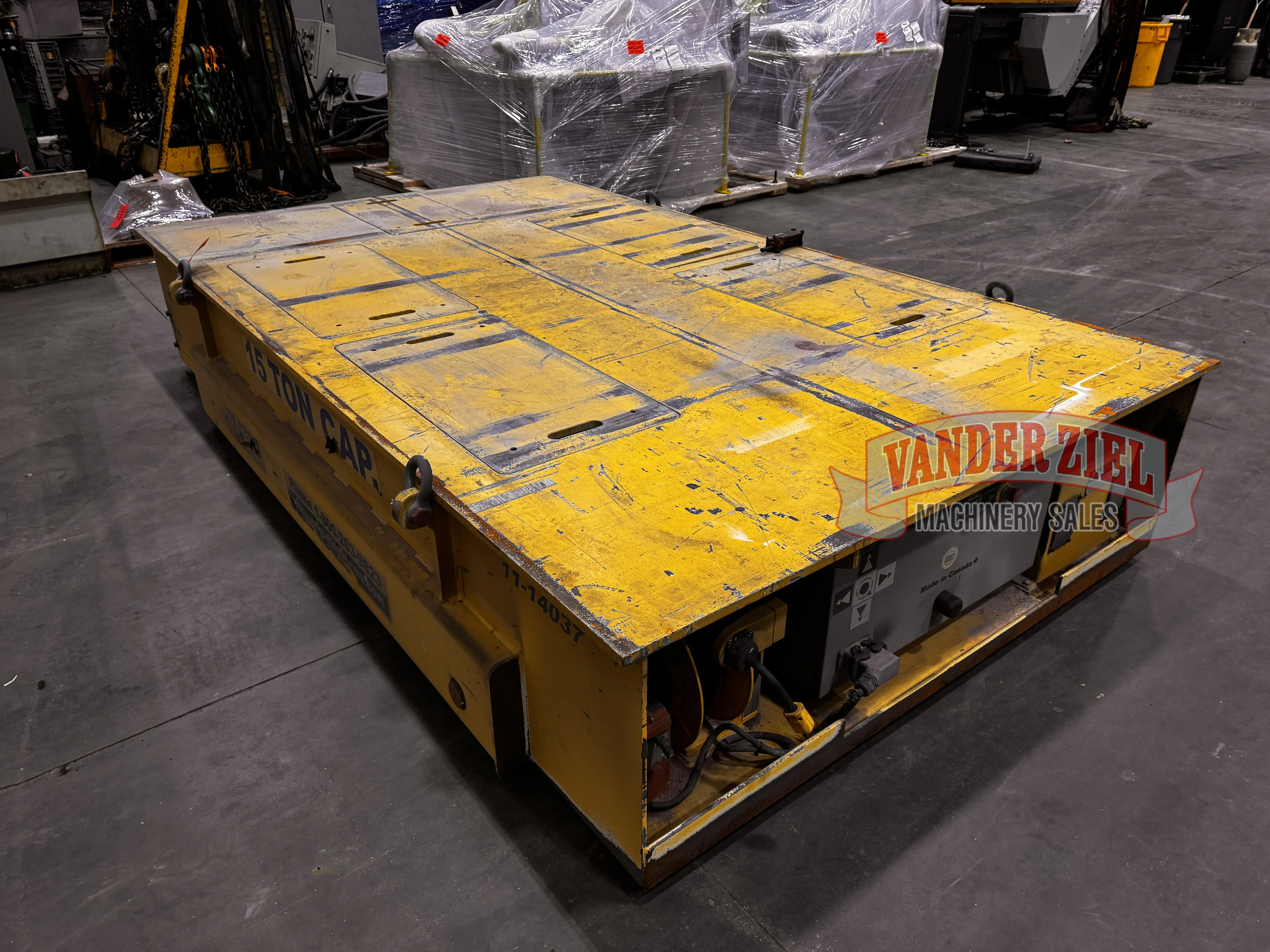 Engineered Lifting System 15 Ton Die Transfer Cart, Model TCS-30000-10-16 - Prefetch Image 47557