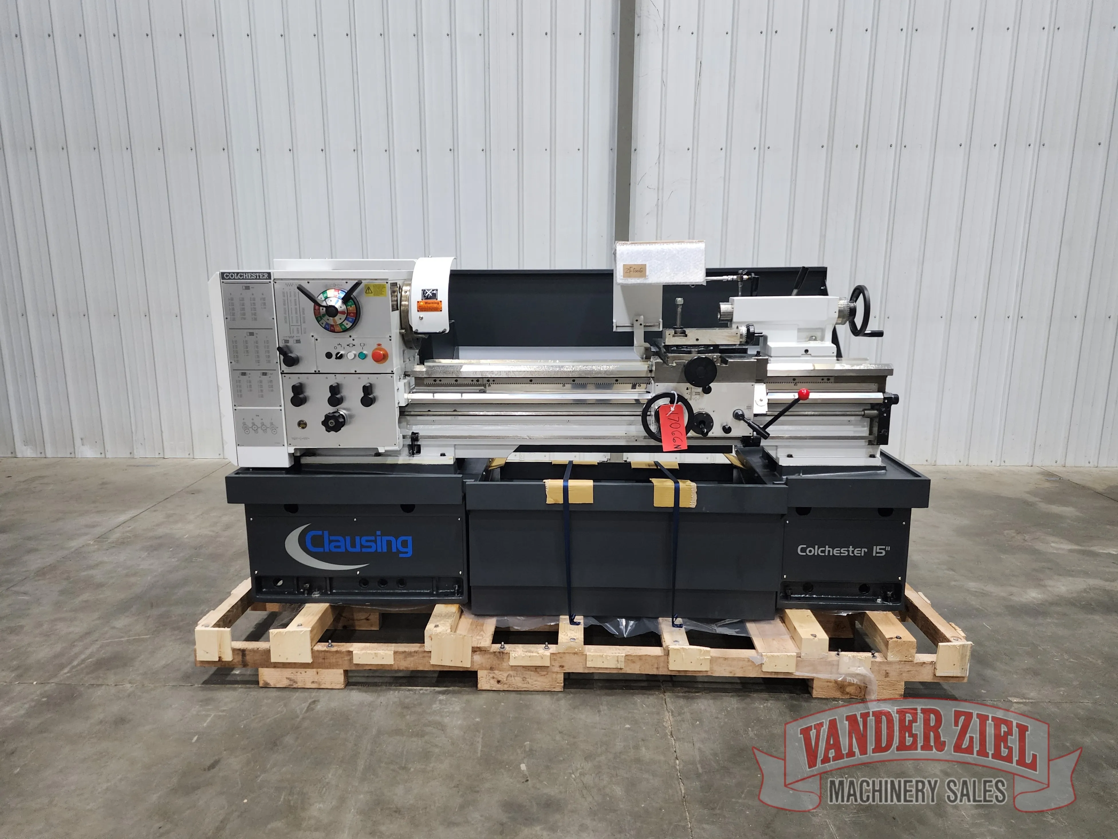 Clausing 15"x 50" Gear Head Lathe, Model 8043SS - NEW - Main Image 1