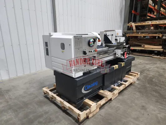 Clausing 15"x 50" Gear Head Lathe, Model 8043SS - NEW - Gallery Thumbnail 3