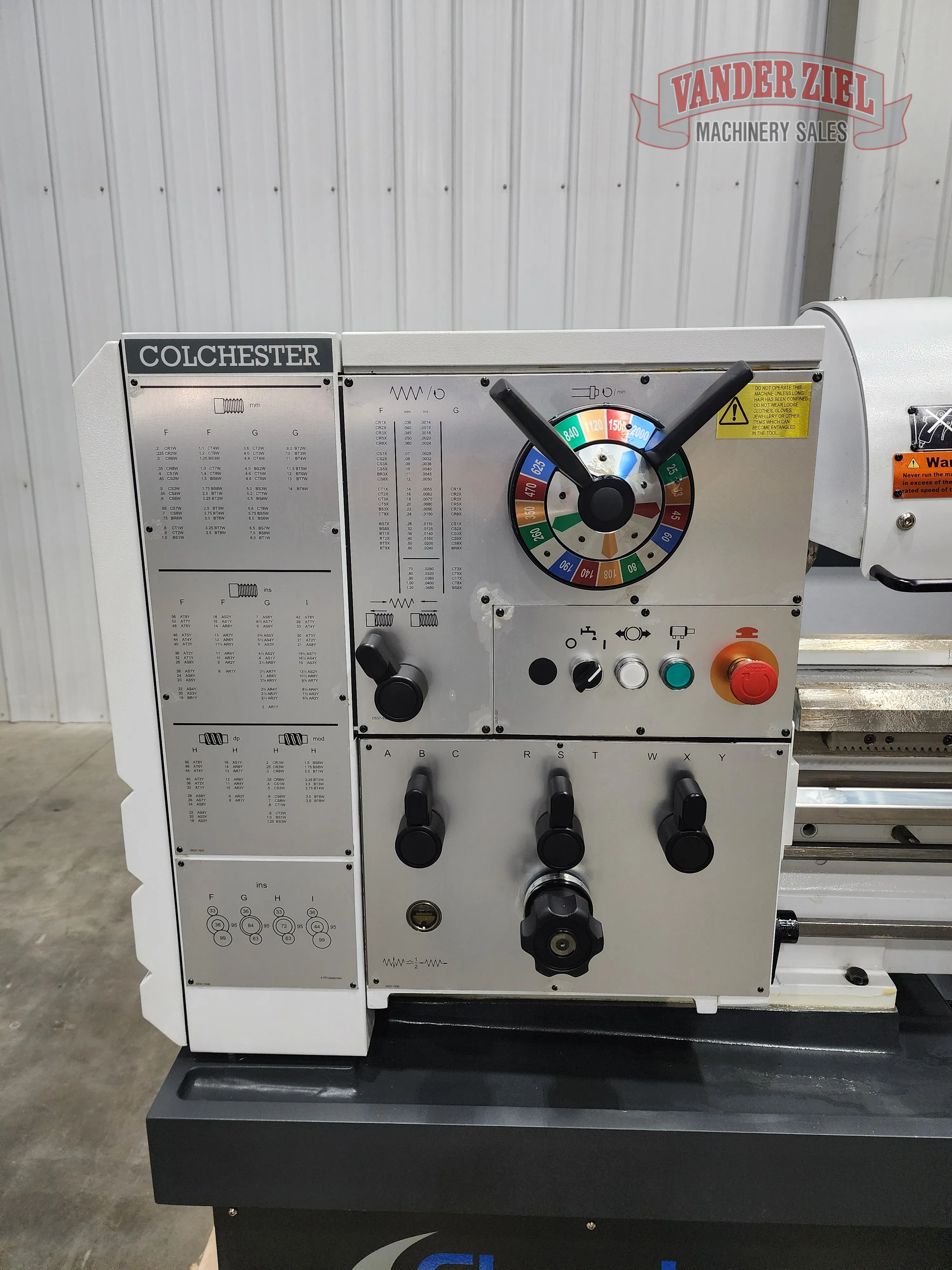 Clausing 15"x 50" Gear Head Lathe, Model 8043SS - NEW - Prefetch Image 47670