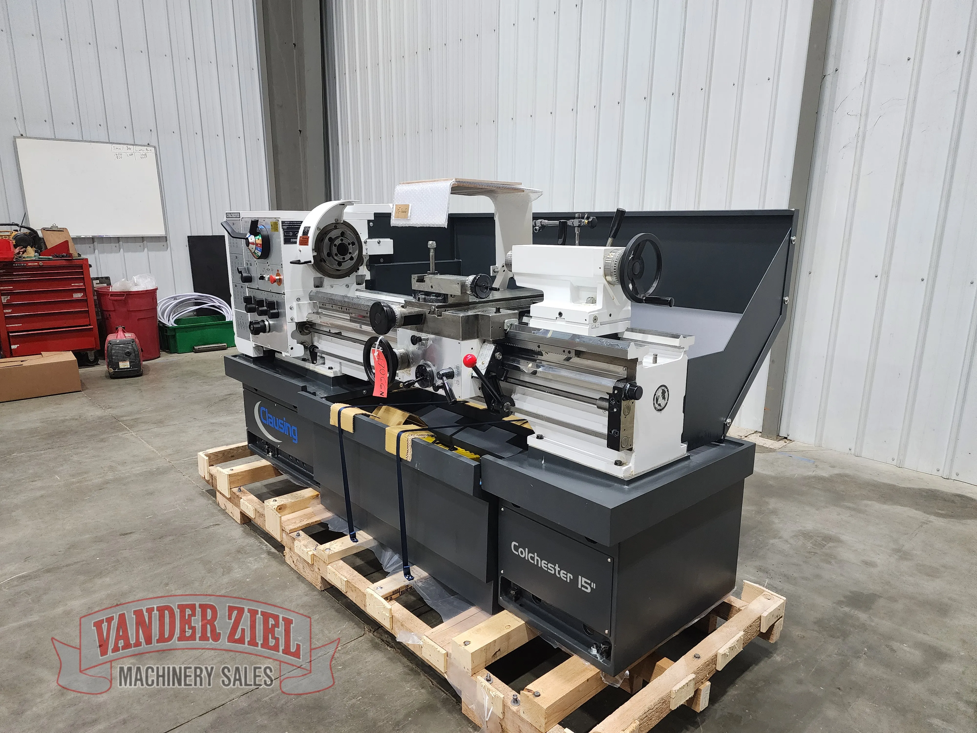 Clausing 15"x 50" Gear Head Lathe, Model 8043SS - NEW - Prefetch Image 47674