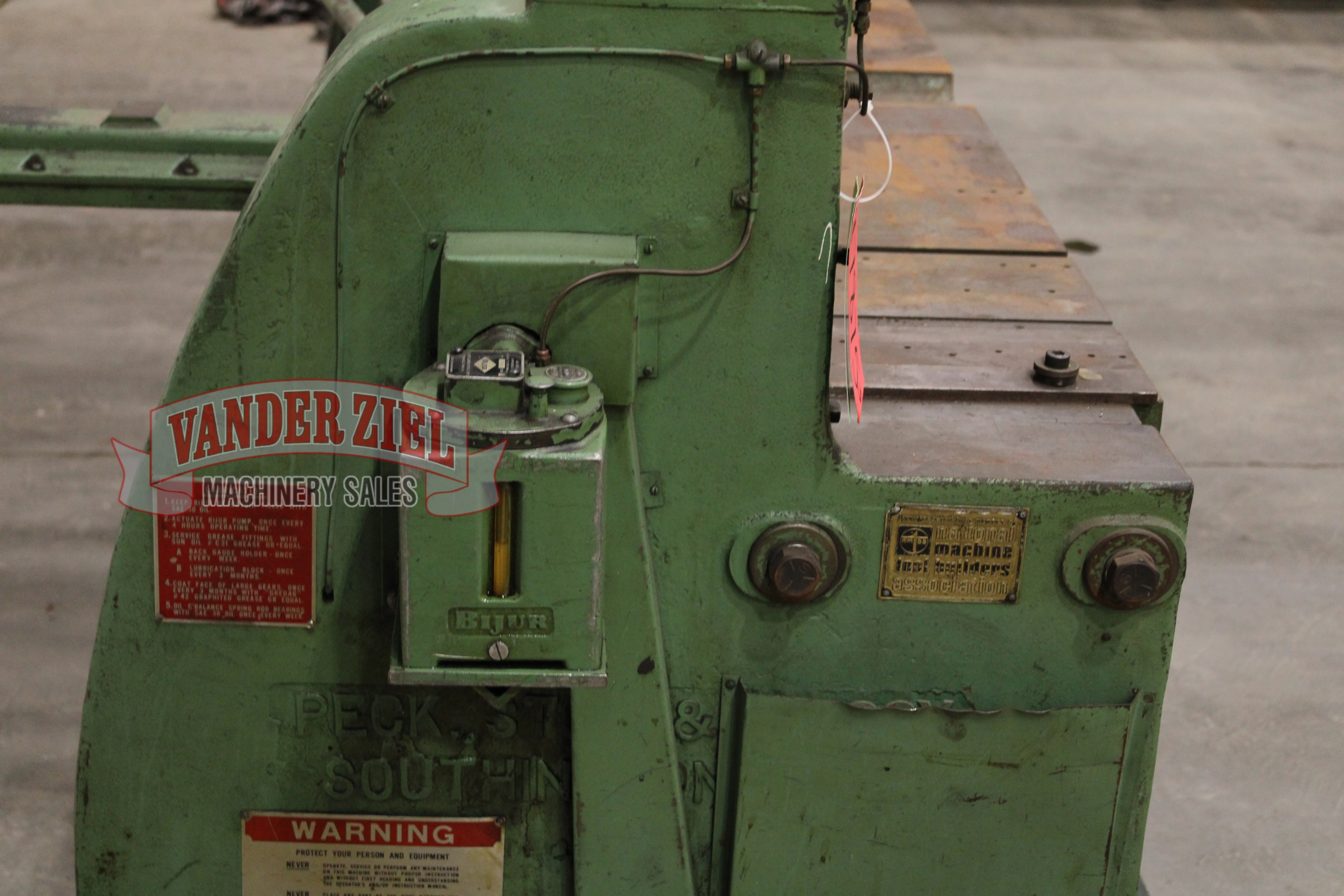 Pexto 6' x 14 Gauge Shear, Model 14-U-6G - Prefetch Image 47706