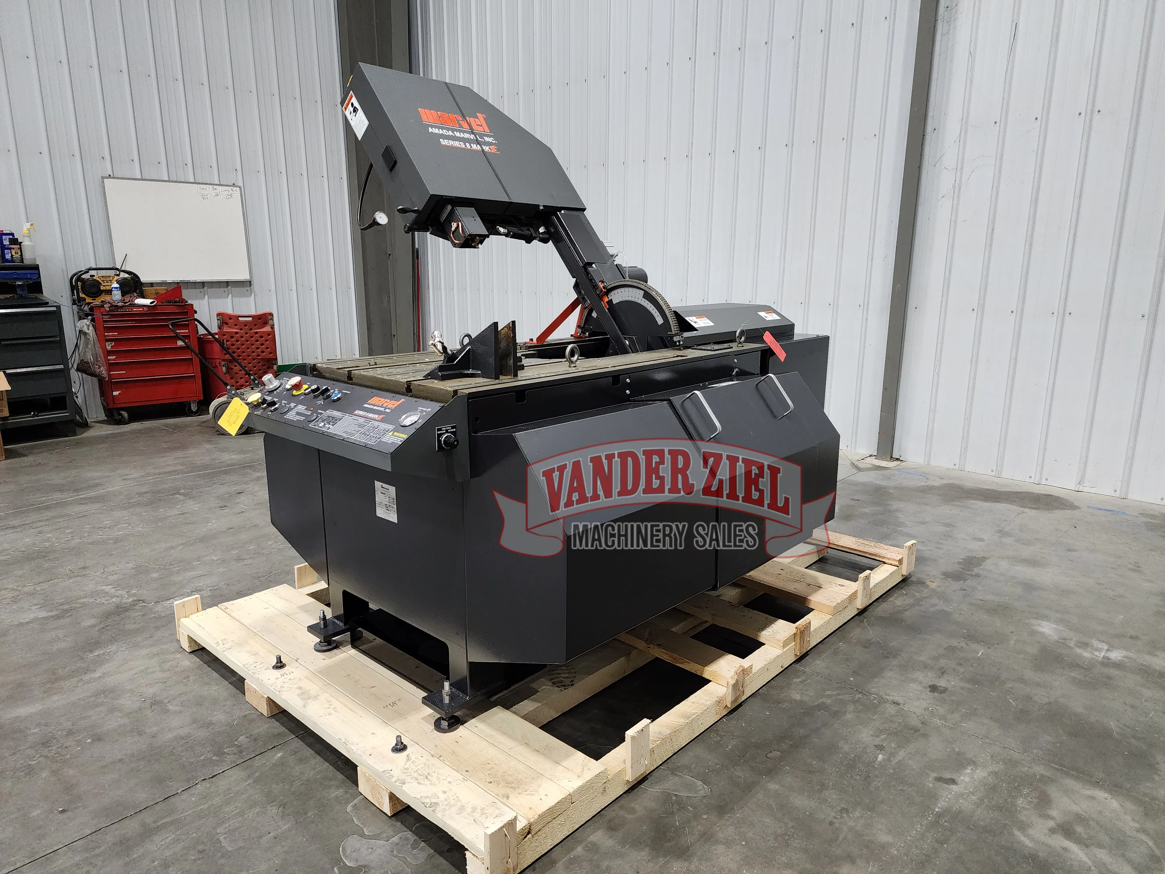 Marvel Series 8 Mark III Vertical Tilt-Frame Saw, 18″ x 22″ Capacity 460V– NEW - Main Image 1