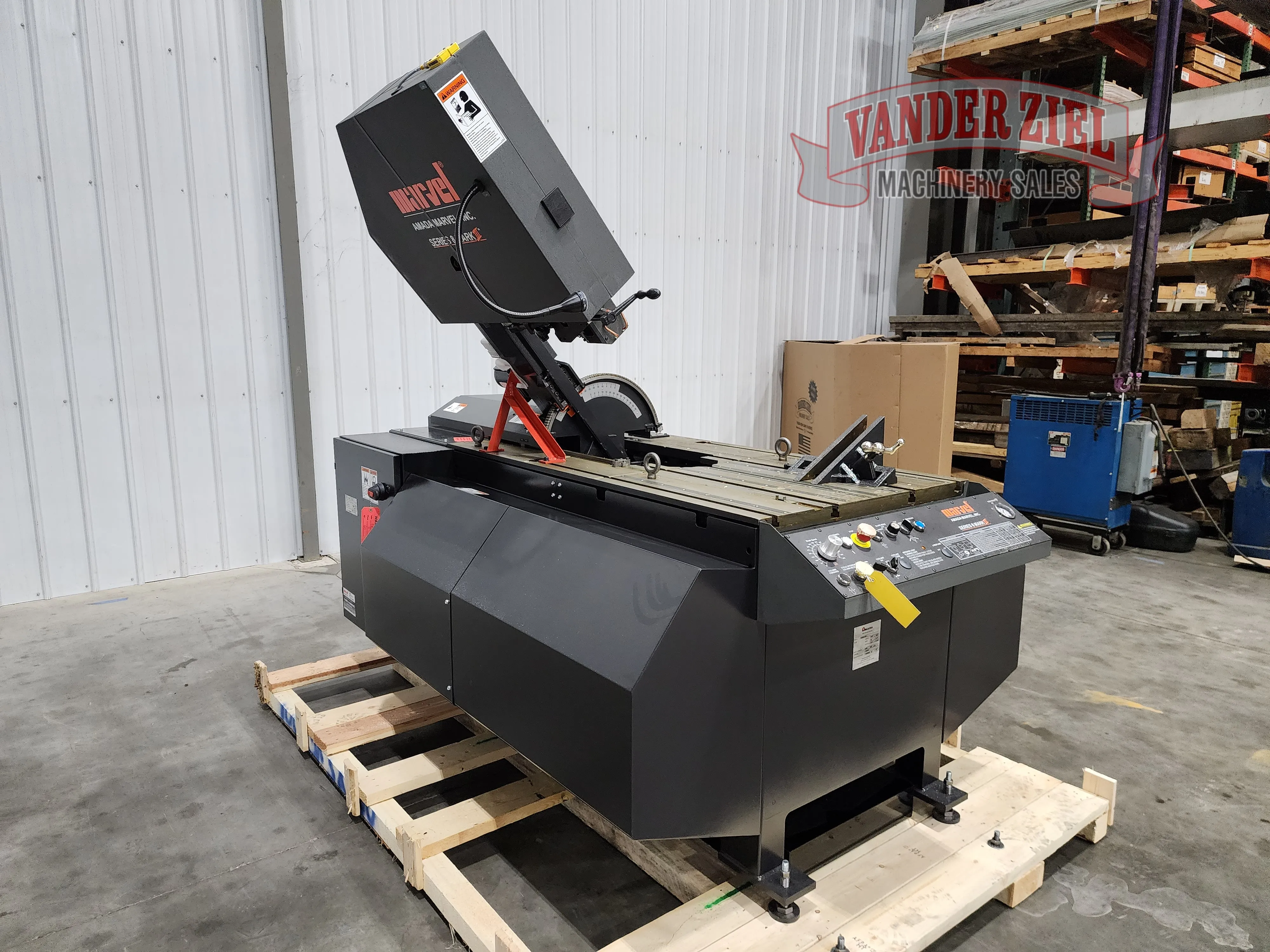 Marvel Series 8 Mark III Vertical Tilt-Frame Saw, 18″ x 22″ Capacity 460V– NEW - Prefetch Image 47972