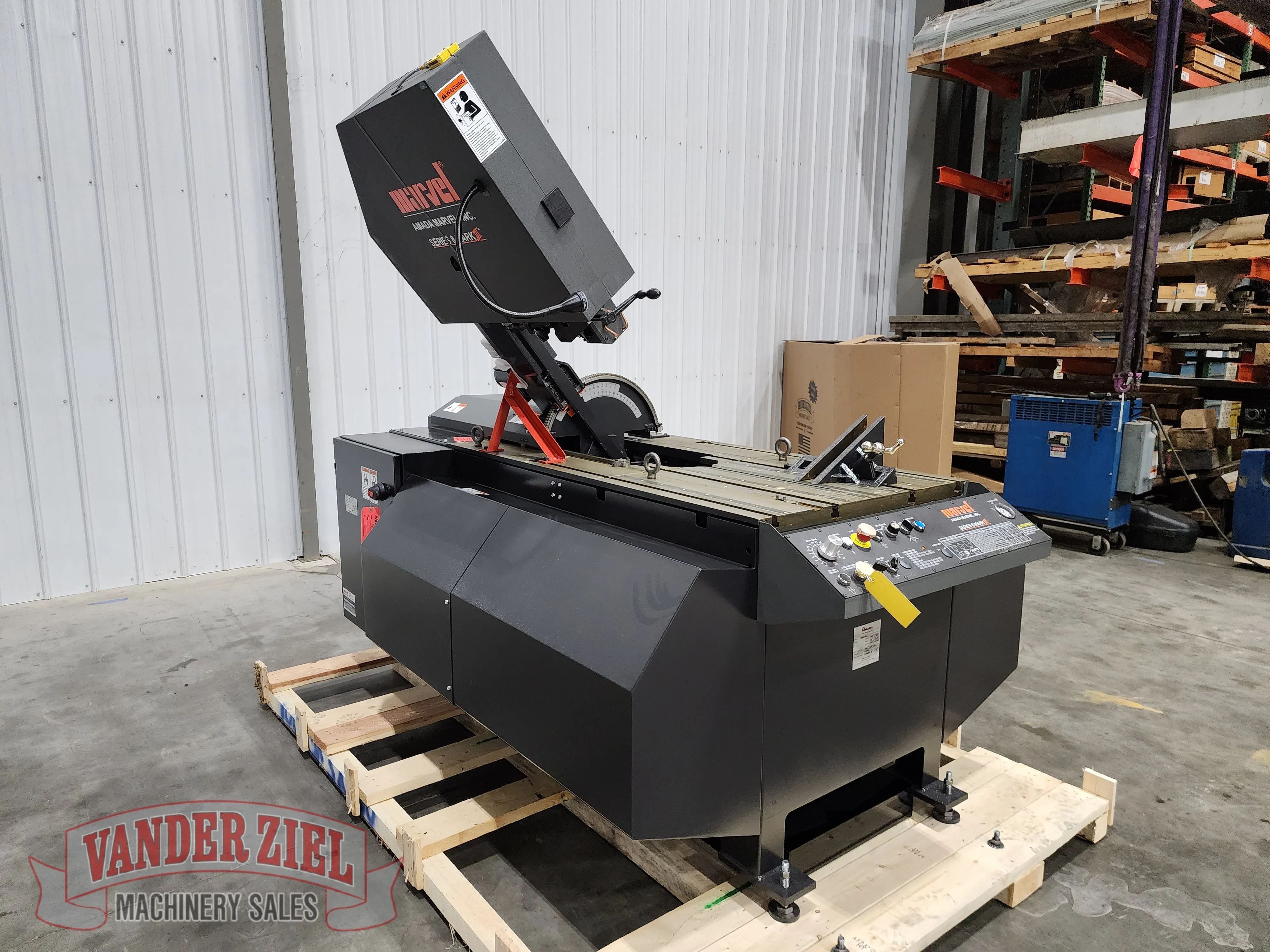 Marvel Series 8 Mark III Vertical Tilt-Frame Saw, 18″ x 22″ Capacity 460V– NEW - Prefetch Image 47979