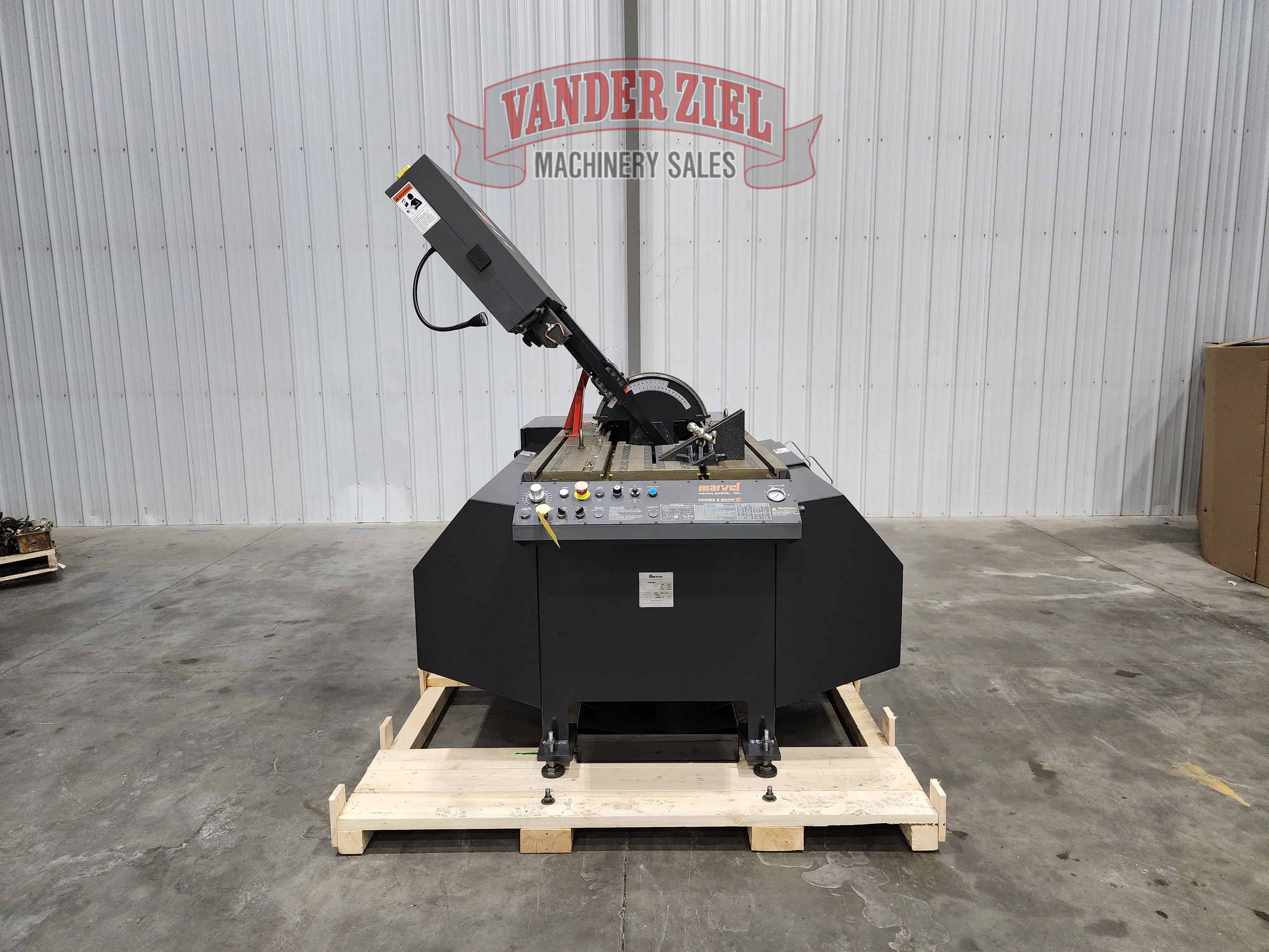 Marvel Series 8 Mark III Vertical Tilt-Frame Saw, 18″ x 22″ Capacity 460V– NEW - Prefetch Image 47980