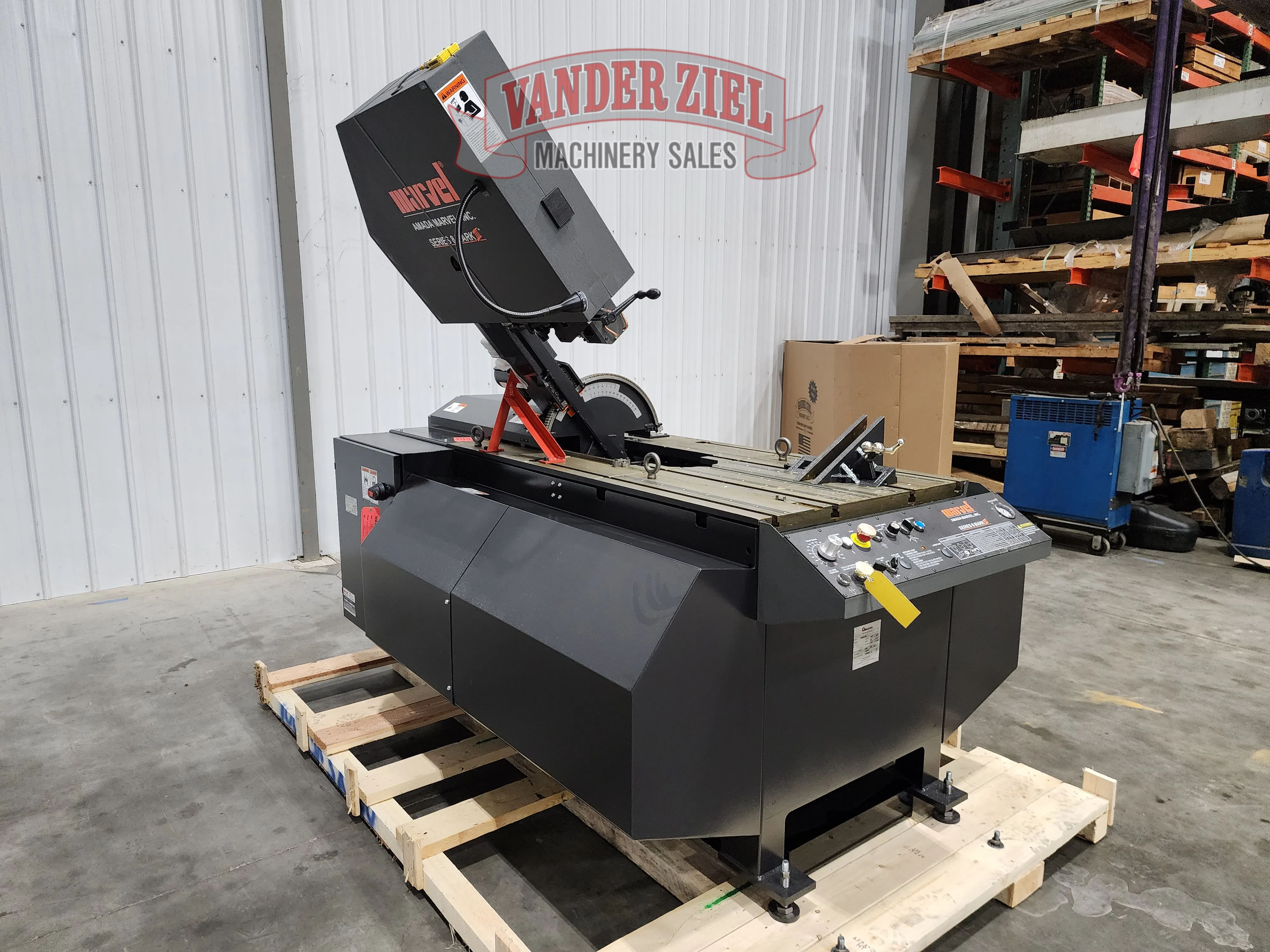 Marvel Series 8 Mark III Vertical Tilt-Frame Saw, 18″ x 22″ Capacity 460V– NEW - Prefetch Image 47986