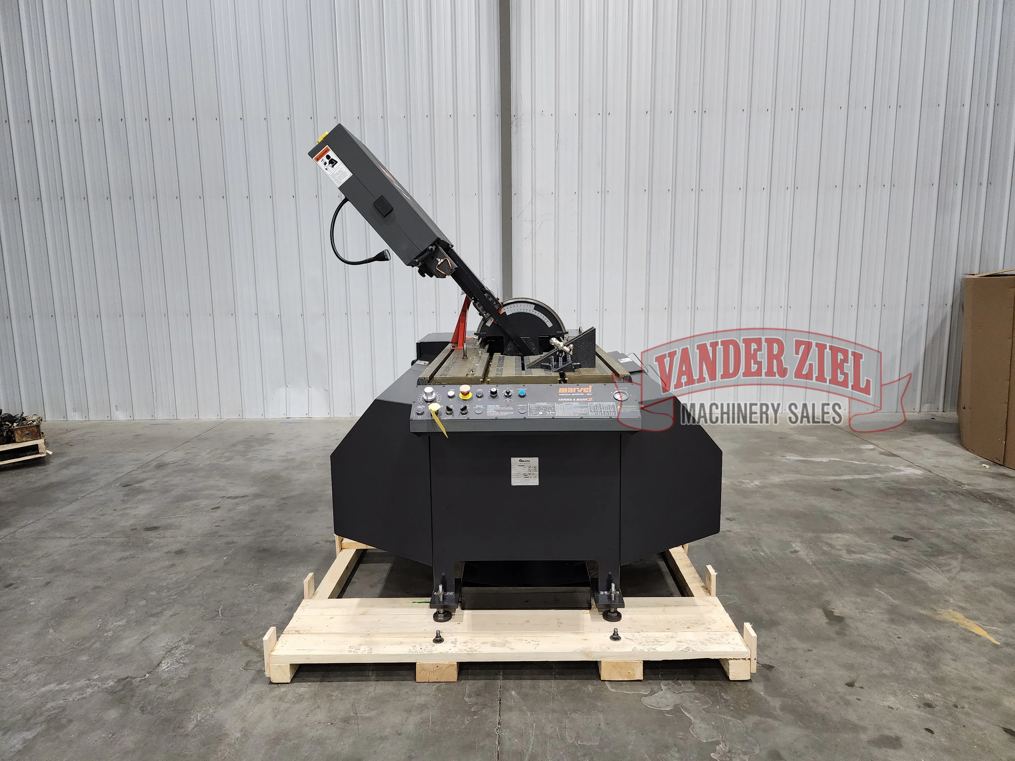 Marvel Series 8 Mark III Vertical Tilt-Frame Saw, 18″ x 22″ Capacity 460V– NEW - Prefetch Image 47987