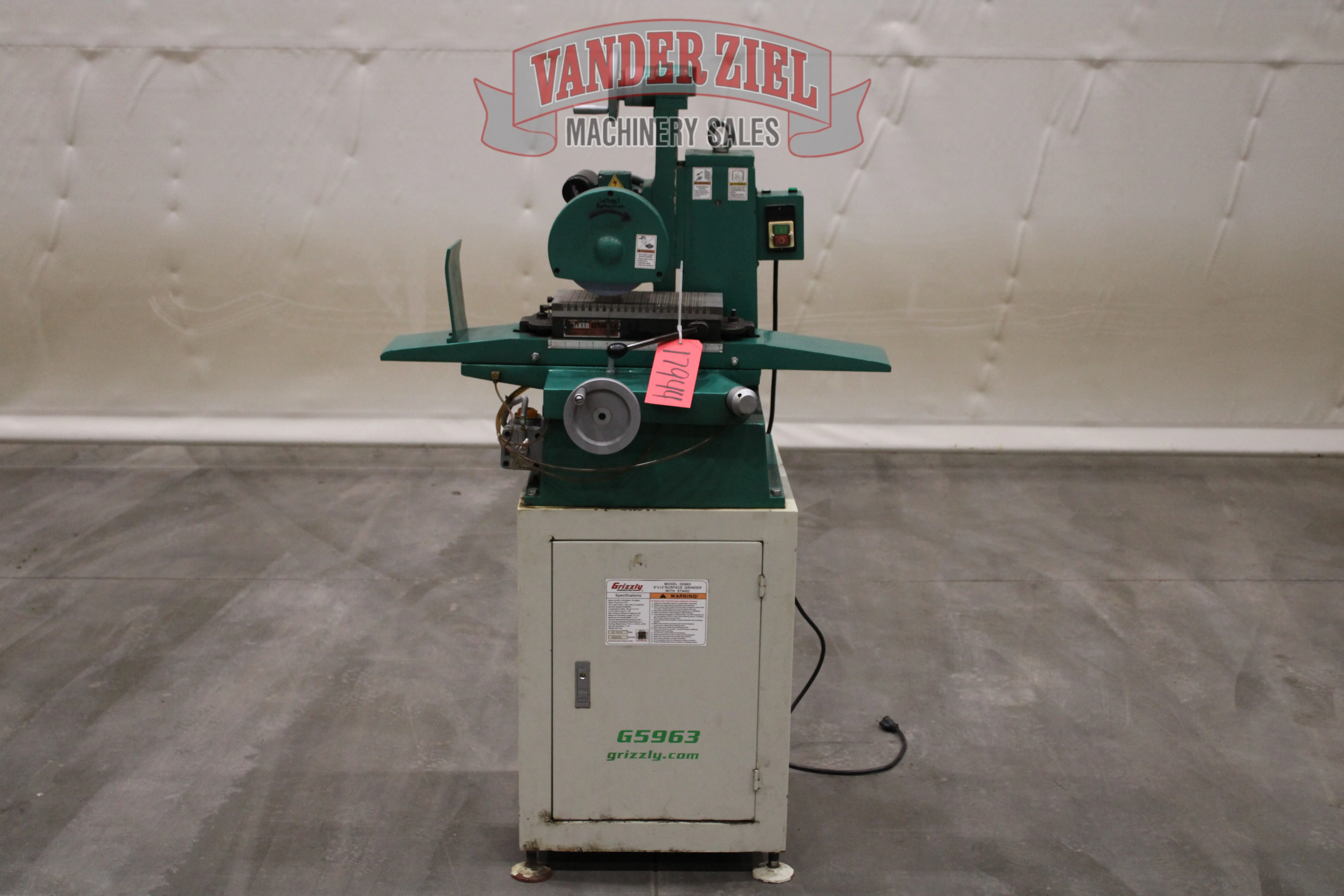 Grizzly 6' x 12" Hand Surface Grinder, Model 65963 Single Phase - Main Image 1