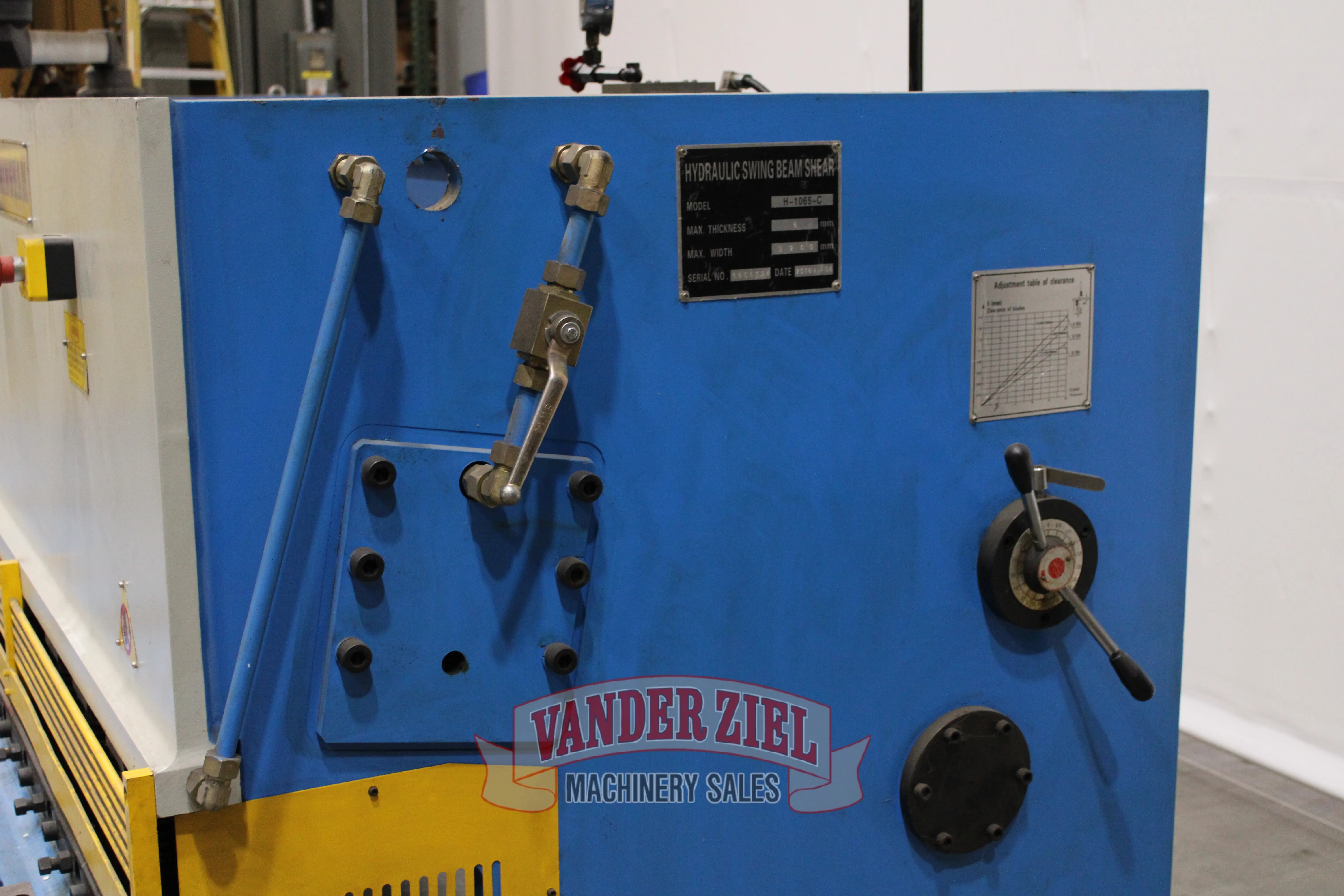 Birmingham 10' x 1/4" Shear, Model H-1035-C - Prefetch Image 48090