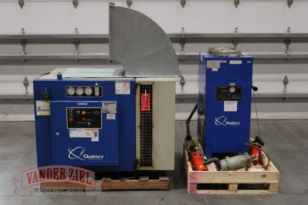 Quincy Rotary Screw Air Compressor & Dryer