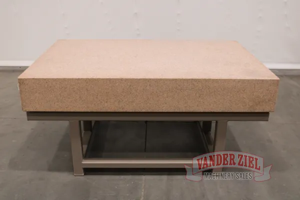Starrett 4' x 6' x 8" Pink Grade A Granite Surface Plate