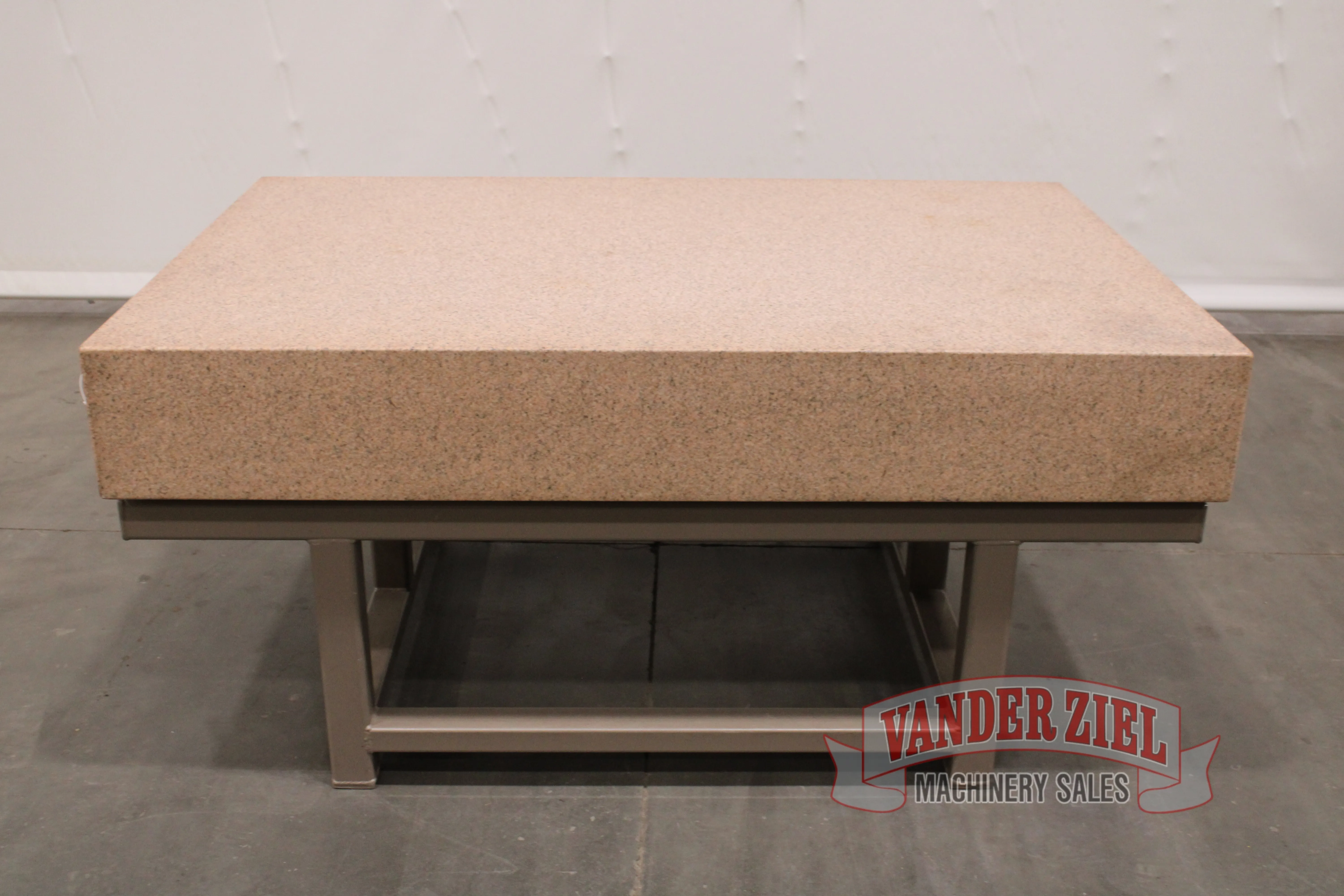 Starrett 4' x 6' x 8" Pink Grade A Granite Surface Plate - Main Image 1