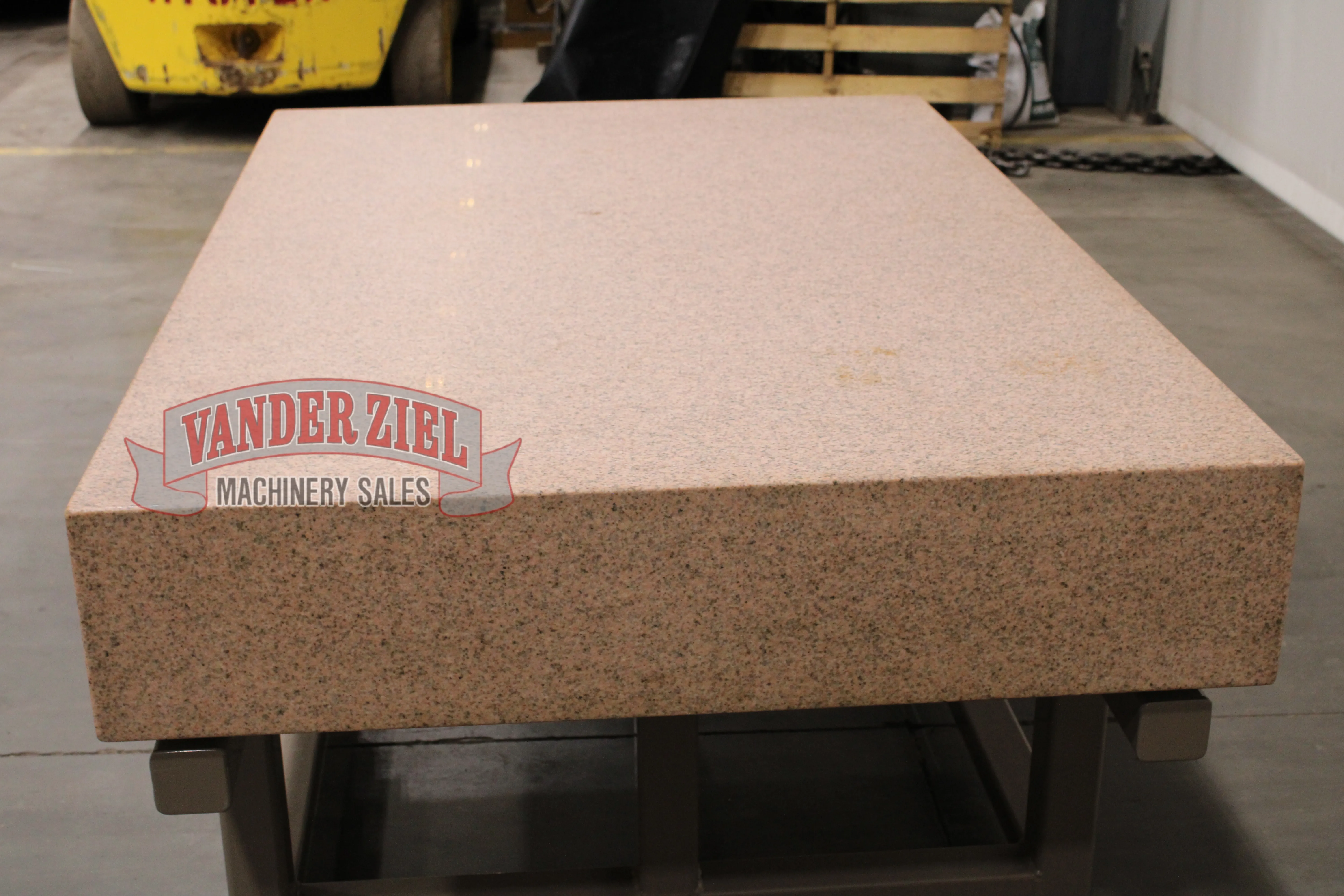 Starrett 4' x 6' x 8" Pink Grade A Granite Surface Plate - Prefetch Image 48123