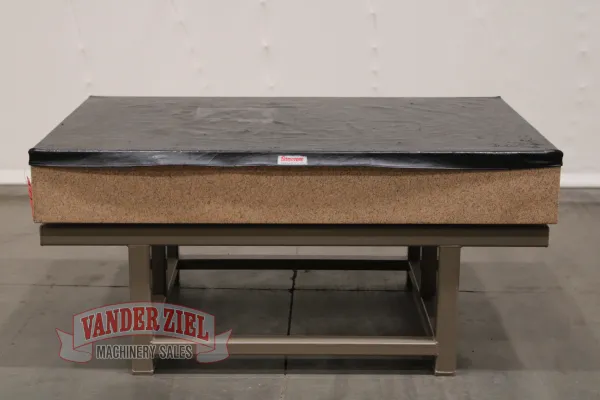 Starrett 4' x 6' x 8" Pink Grade A Granite Surface Plate - Gallery Thumbnail 6