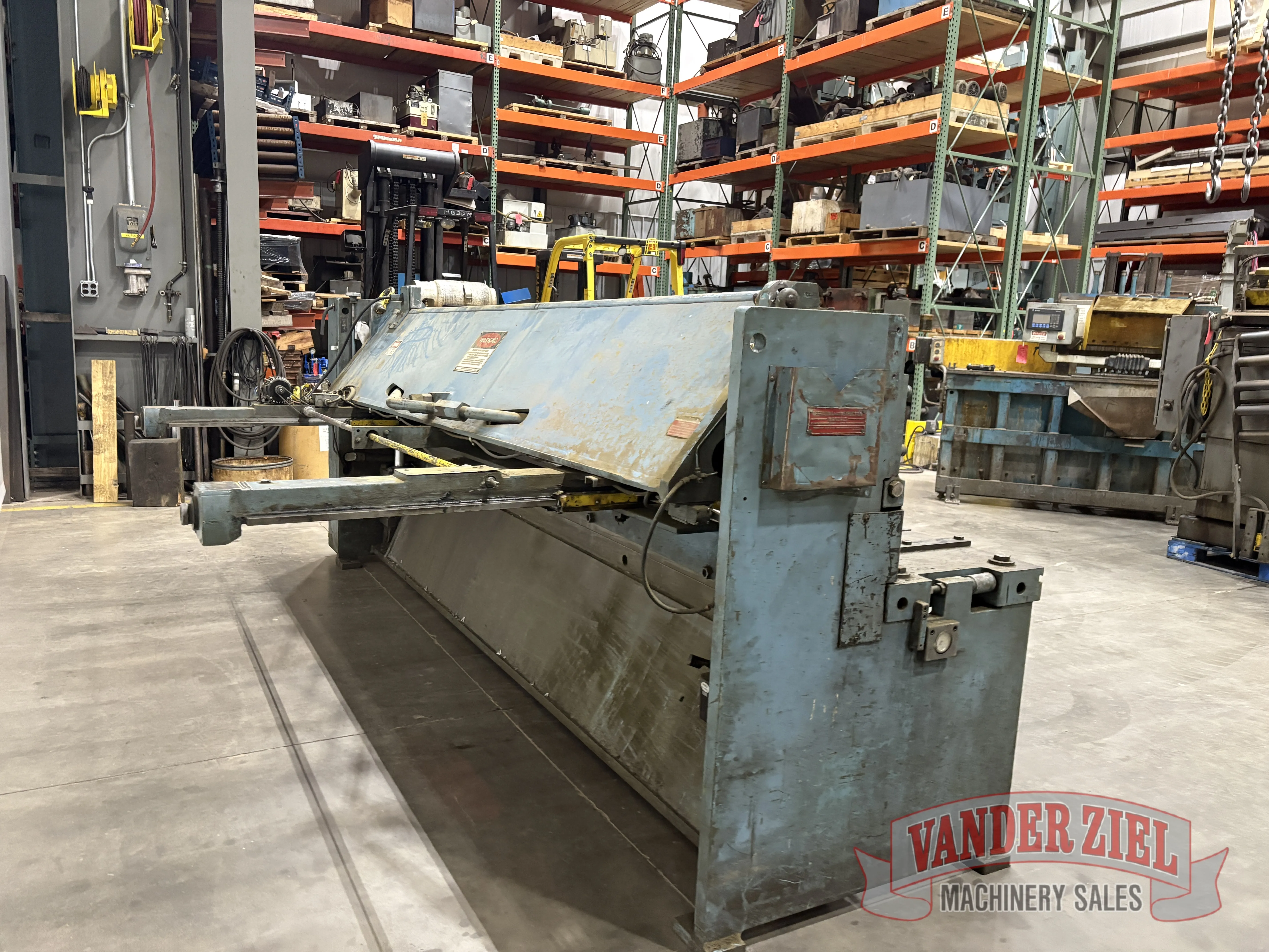 Niagara 10' x 1/4" Shear, Model IF-10-1/4 - Prefetch Image 48133