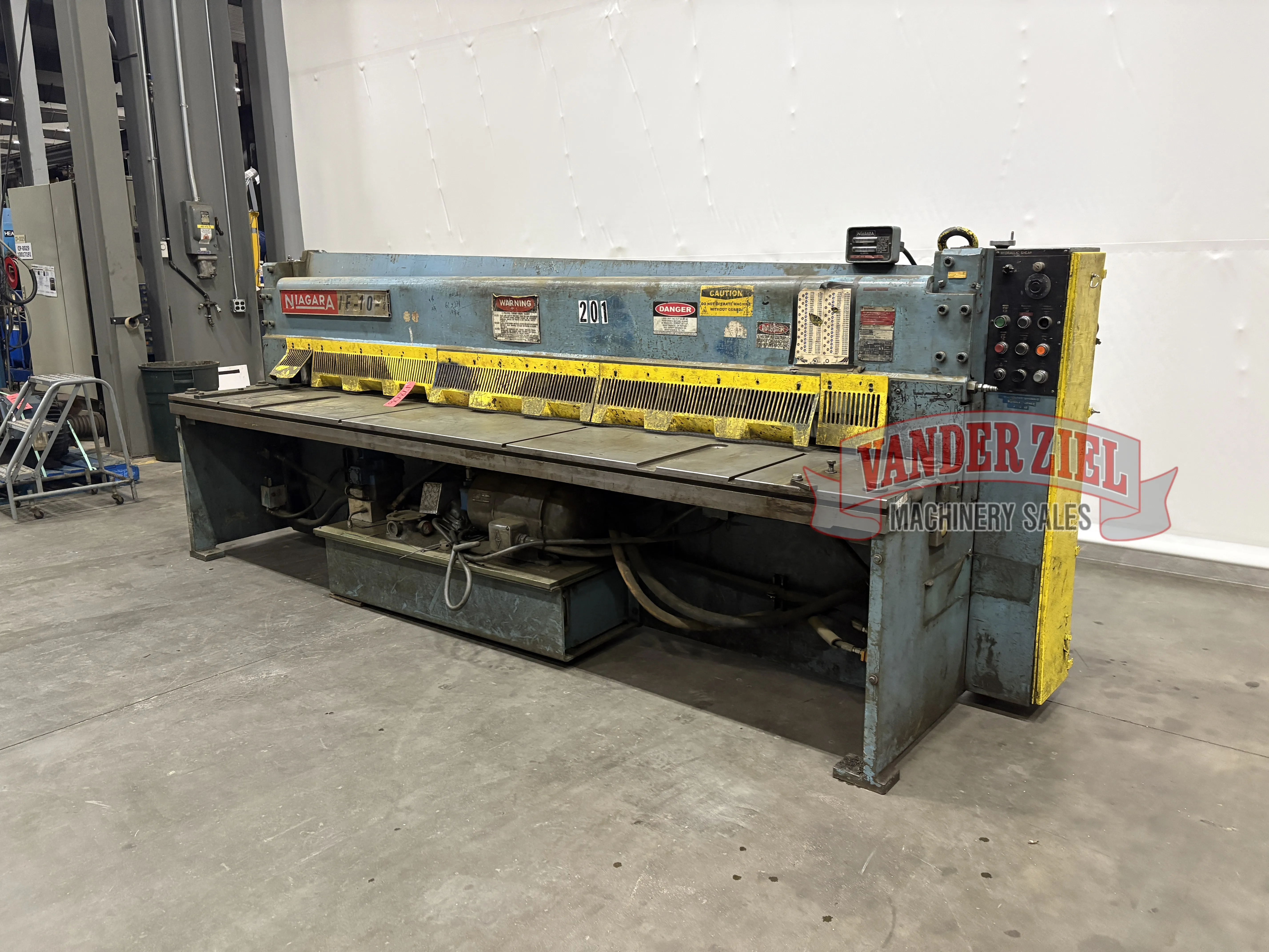 Niagara 10' x 1/4" Shear, Model IF-10-1/4 - Prefetch Image 48135
