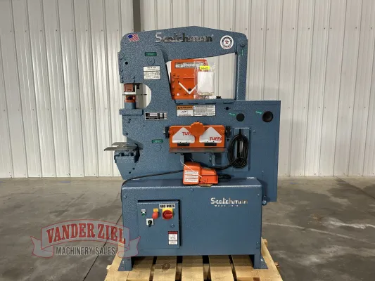 Scotchman 50 Ton Ironworker, Model 50514-EC with LED Lighting, 480 Volt / 3 Phase - Gallery Thumbnail 1