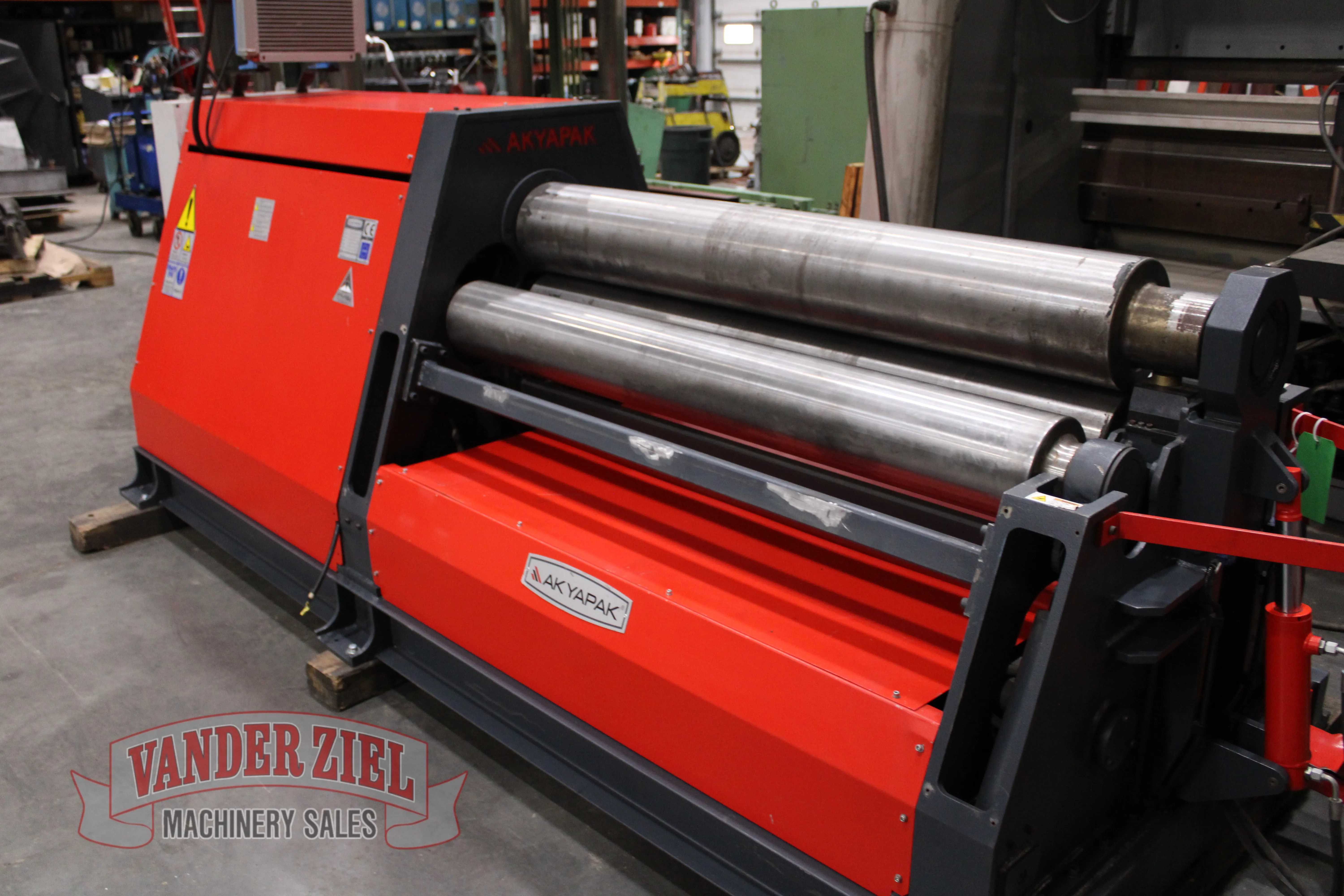 Akyapak 5' x 1/2" Four Roll Plate Roll, Model AHS 15/13 - Main Image 1