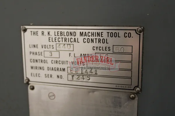 LeBlond 20" x 60" Servo Shift  Lathe - Gallery Thumbnail 5