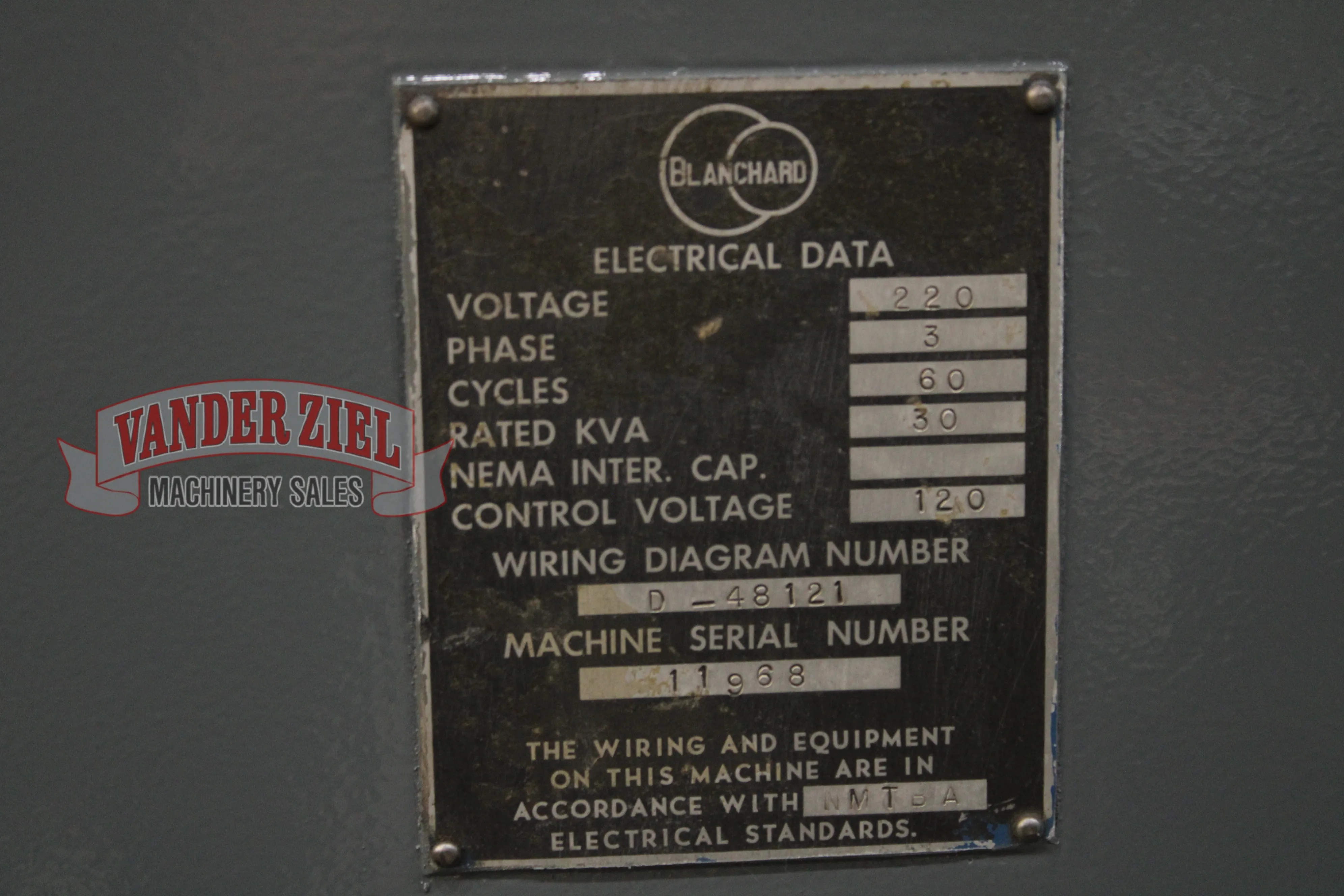 Blanchard 16" Rotary Grinder, Model 11 - Prefetch Image 48482