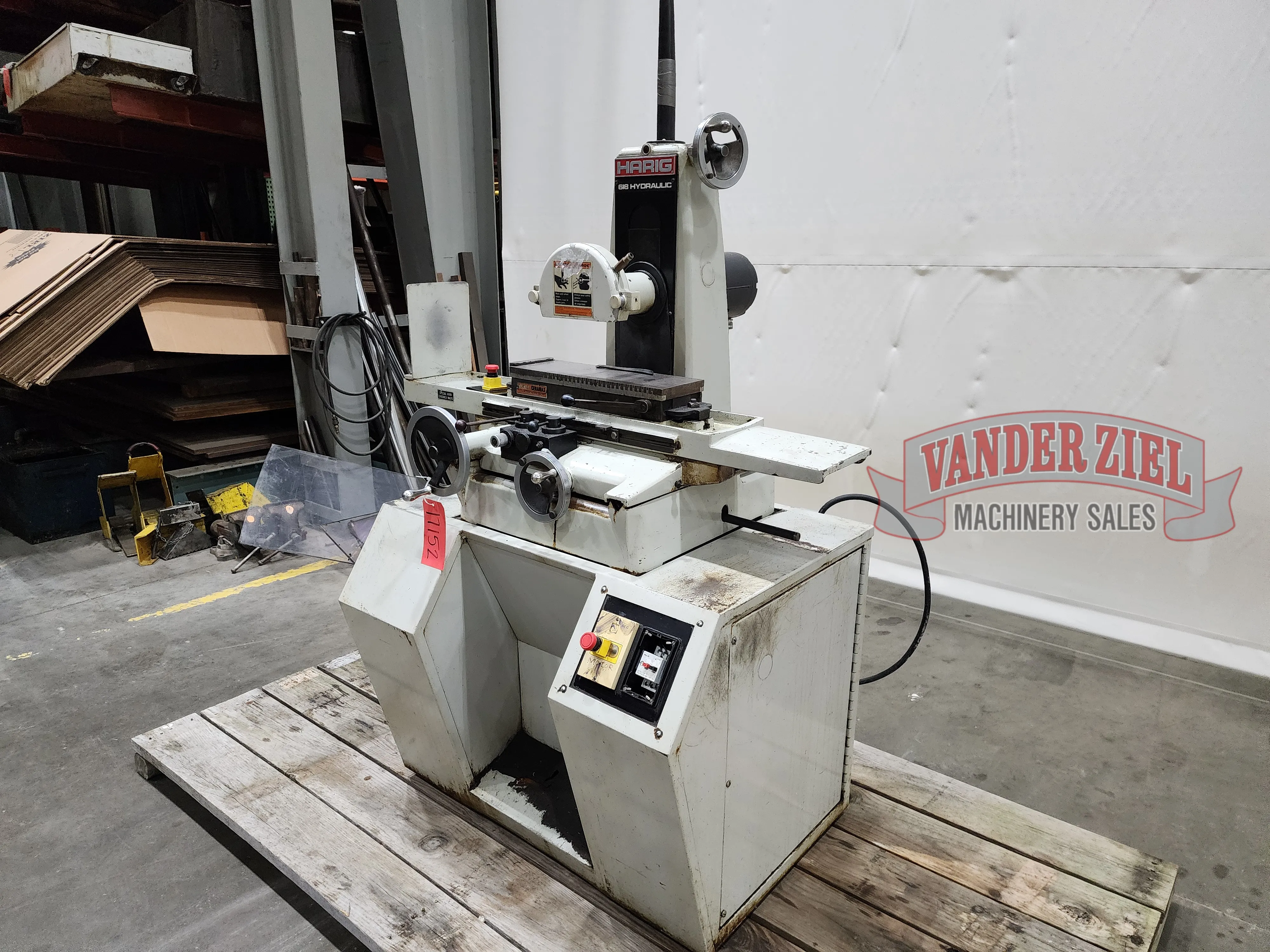 Harig 6” x 18” Hydraulic Grinder, Model 618 - Prefetch Image 48650