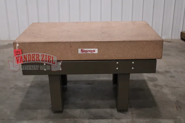 Starrett 3' x 5' x 8"  Pink Granite Surface Plate