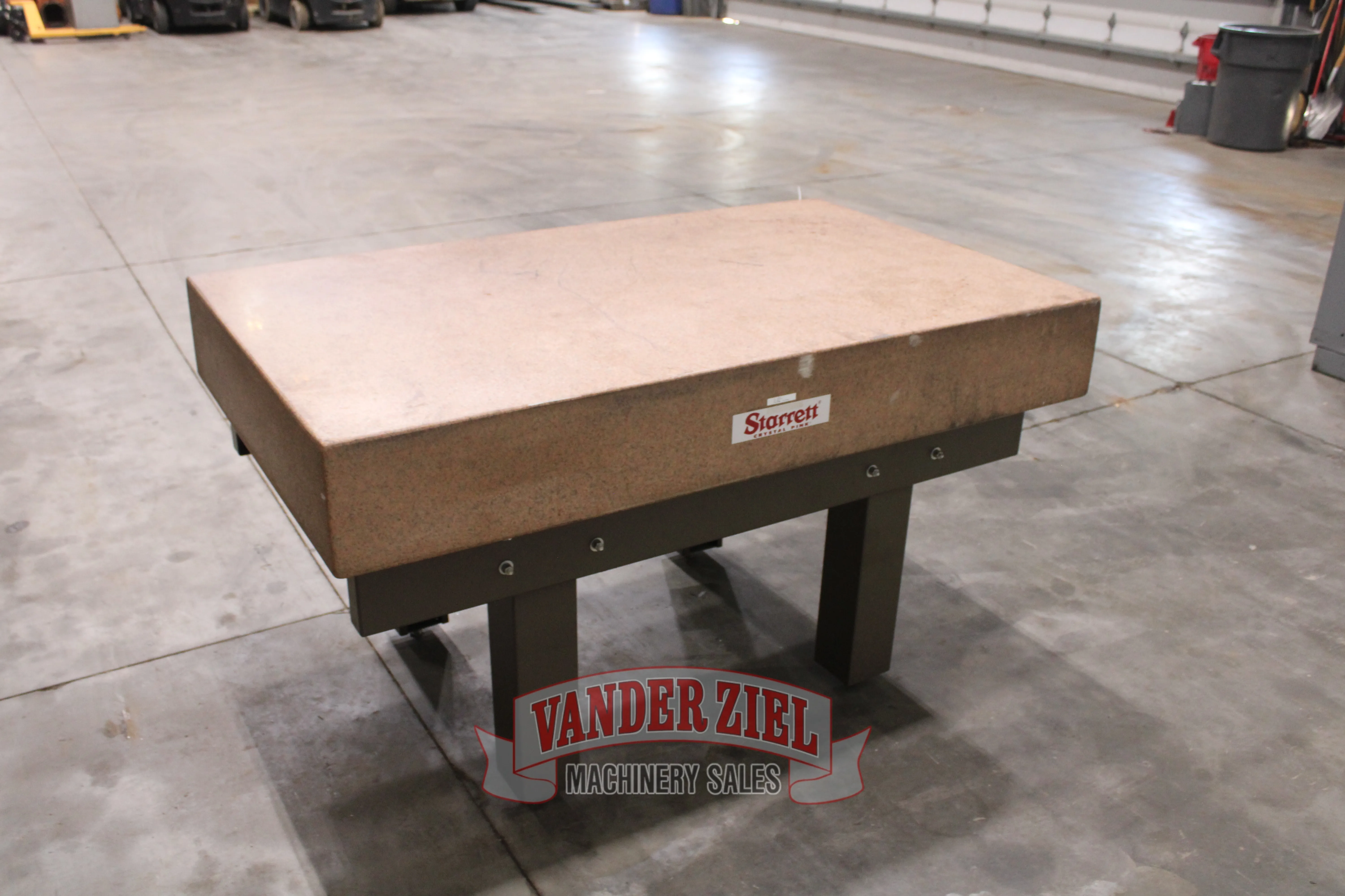 Starrett 3' x 5' x 8" Pink Granite Surface Plate - Prefetch Image 48678