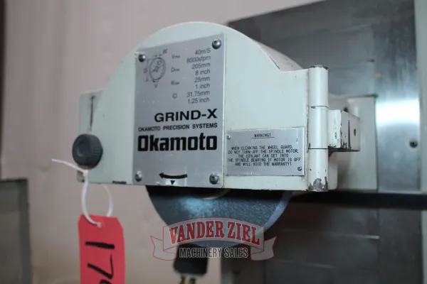 Okamoto Grind-X 6" x 18" Hand Surface Grinder, Model Linear 618B - Gallery Thumbnail 2