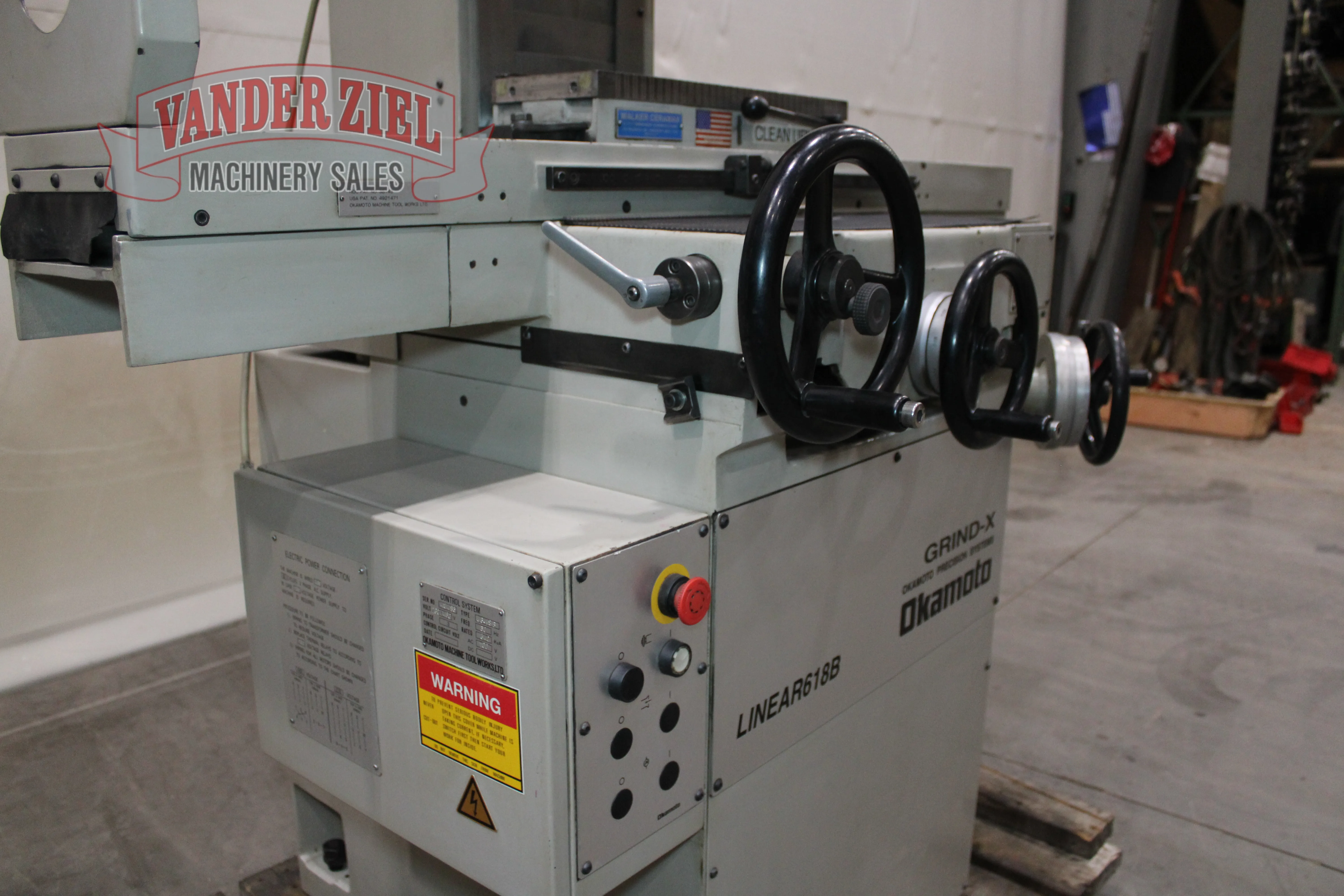Okamoto Grind-X 6" x 18" Hand Surface Grinder, Model Linear 618B - Prefetch Image 48871