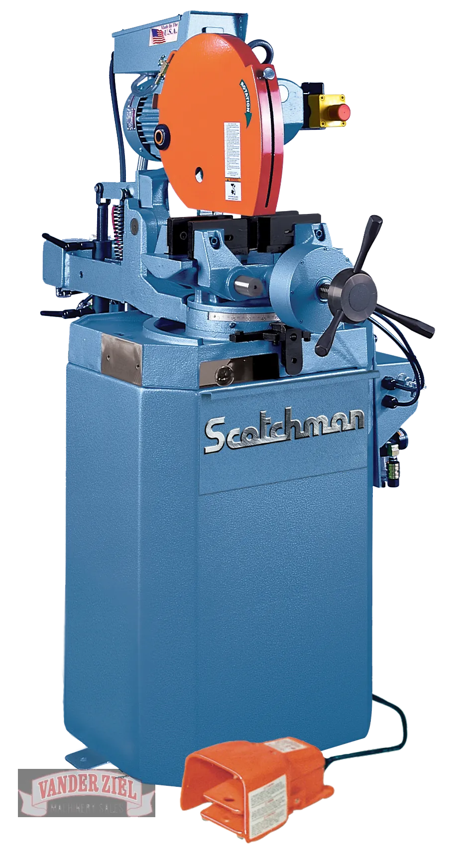 Scotchman 14" Semi-Automatic Cold Saw with Power Downfeed, Power Vise, Model CPO 350 PKPD - NEW - Main Image 1