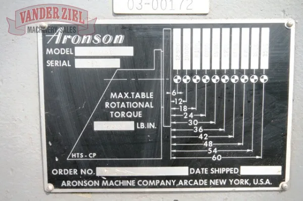 Aronson Model RS10GE/TS10GE Weld Positioner with Headstock and Tailstock - Gallery Thumbnail 4