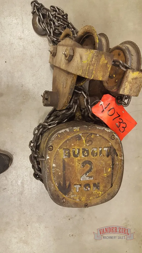 Budgit 2 Ton Chain Fall Hoist - Prefetch Image 7297