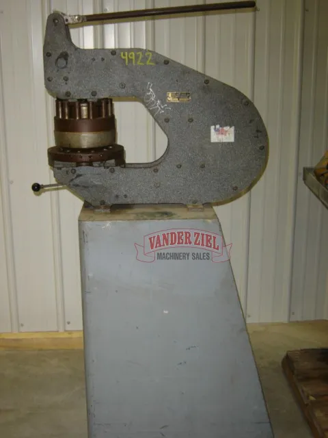 Rotex Model 12LF1.50 Hand Punch Press, 12" throat, 12 station - Main Image 1