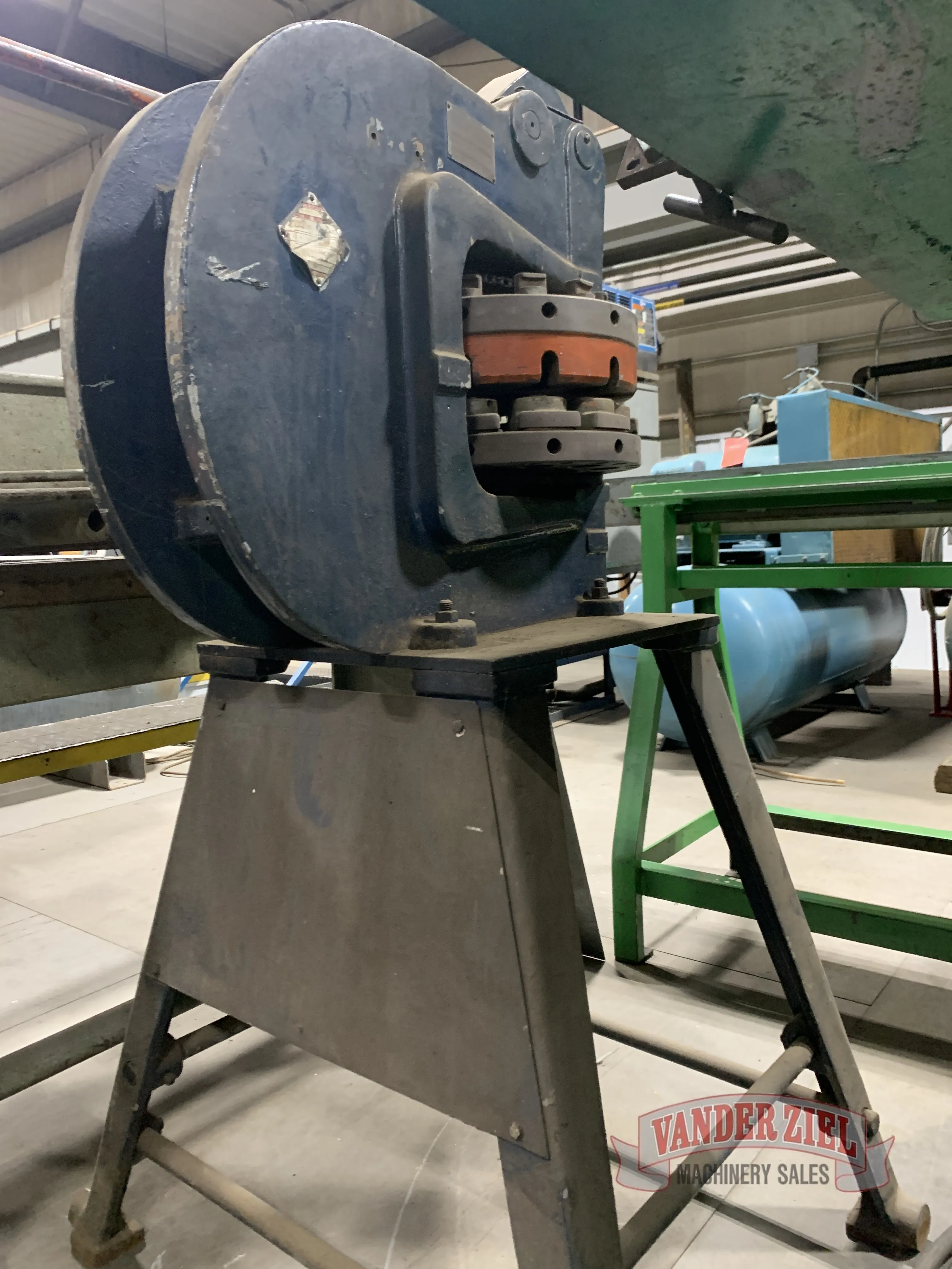 Rotex Rotary Turret Hand Punch, on floor stand, 12", 12 station - Prefetch Image 967